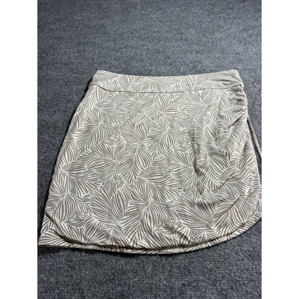 Athleta Womens Skirt Size Large Tropical Leaf Print Athletic Activewear